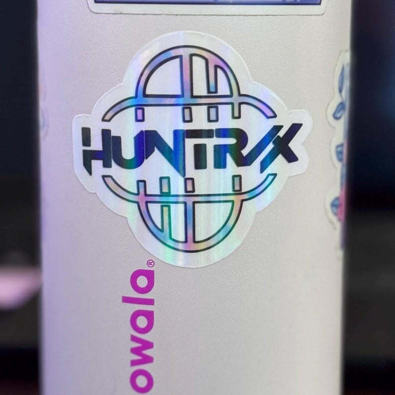 Huntrx Sticker Huntr/x Logo Sticker | K-pop Demon Hunters - Etsy