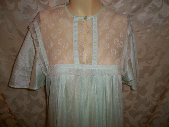 Vintage 70s Long Nightgown - image 5