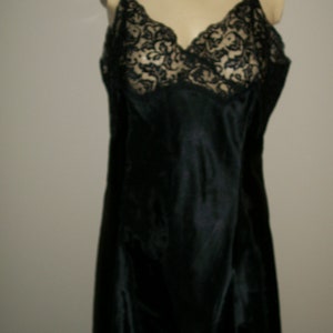 victorias secret black babydoll nightgown camisole