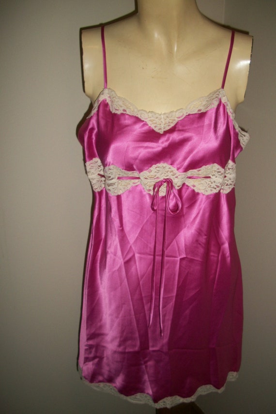 Victorias Secret Pink Camisole Nightgown - image 1