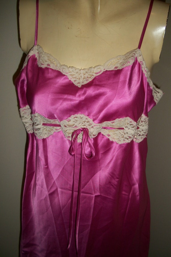 Victorias Secret Pink Camisole Nightgown - image 2