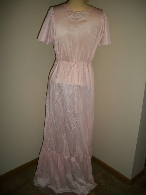 Vintage 70s Long Nightgown By Dutchess  Lord and … - image 3