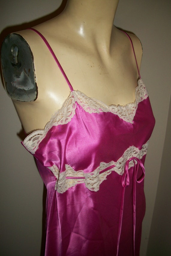 Victorias Secret Pink Camisole Nightgown - image 4