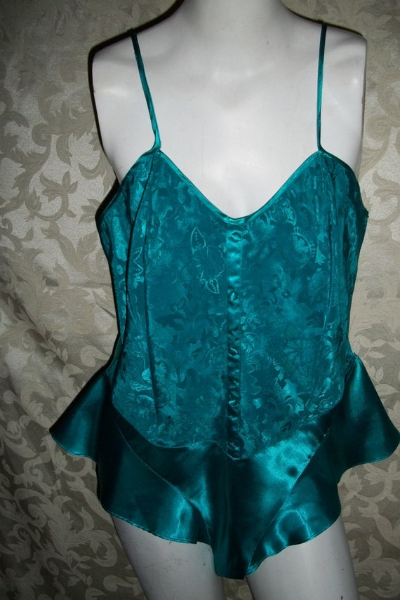 Vintage Victorias Secret Teddy Size Large - image 1