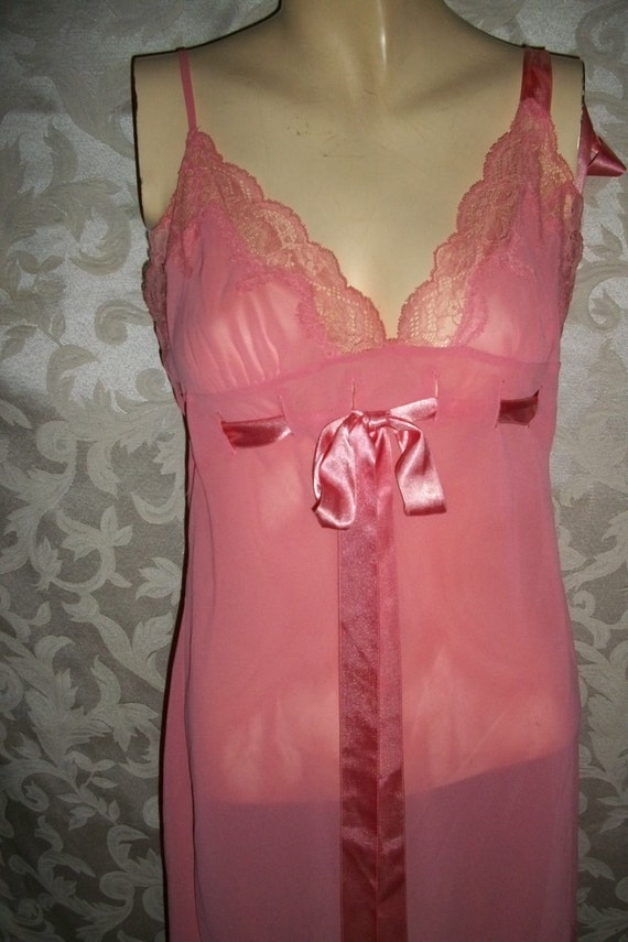 Victorias Secret Chiffon Lace and Silk Ribbon Cam… - image 5