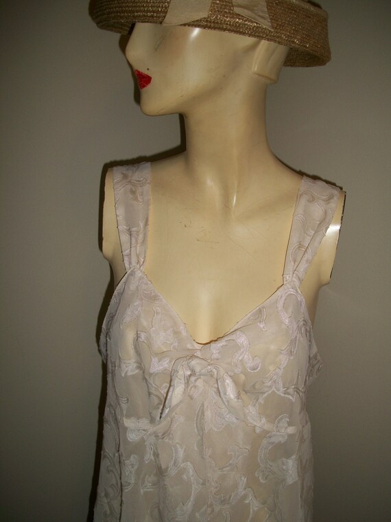 Vintage 80s Victorias Secret Babydoll Nightgown G… - image 2