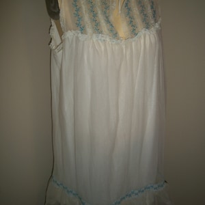 Vintage 60s  Chiffon babydoll Nightgown by Komar