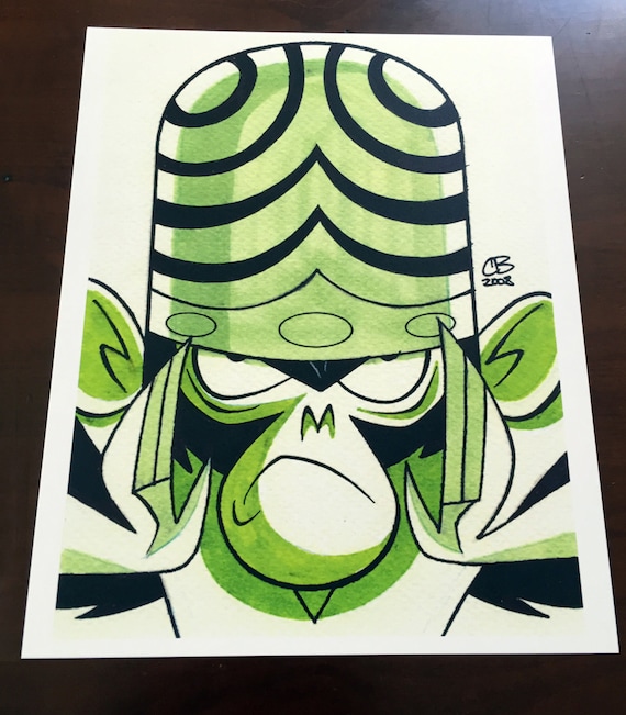 Mojo Jojo Digital Mini Print Etsy