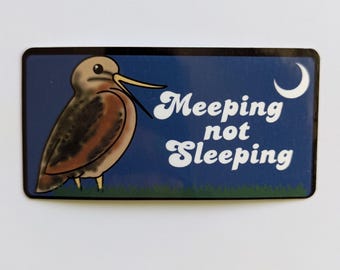 American Woodcock Sticker | Jokes for Internet Nerds, Original Design Meme, Laptop Decoration, Water Bottle, American Native Bird Drawing