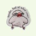 Baby Falcon Sticker | San Antonio Zoo African Pygmy Falcon Baby, Gifts for Bird Nerds, Original Design Laptop Decorations, Current Events