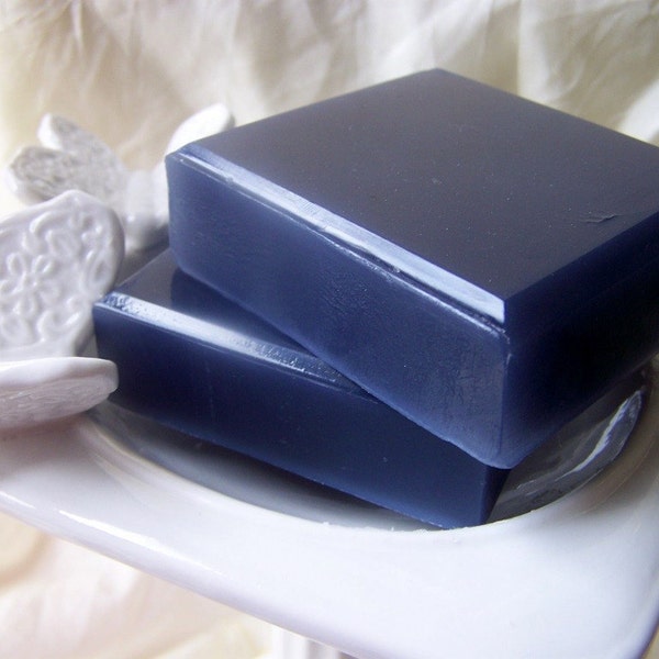 SALE - Midnight Lotus Natural Glycerin Soap Bar by WickedSoaps