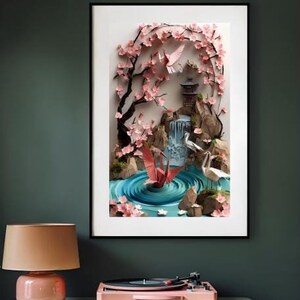 Aesthetic Bonsai Tree Wall Art | Minimalist Botanical Decor | Tranquil Nature-Inspired Design