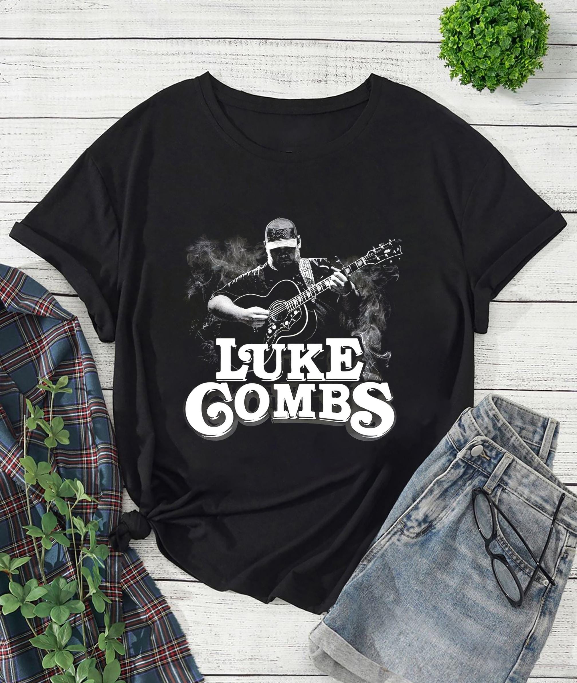 Luke Combs Tour ´23 Official T-Shirt - Unisex Skull & Dates Back Print Tee | Soft Cotton - View #6