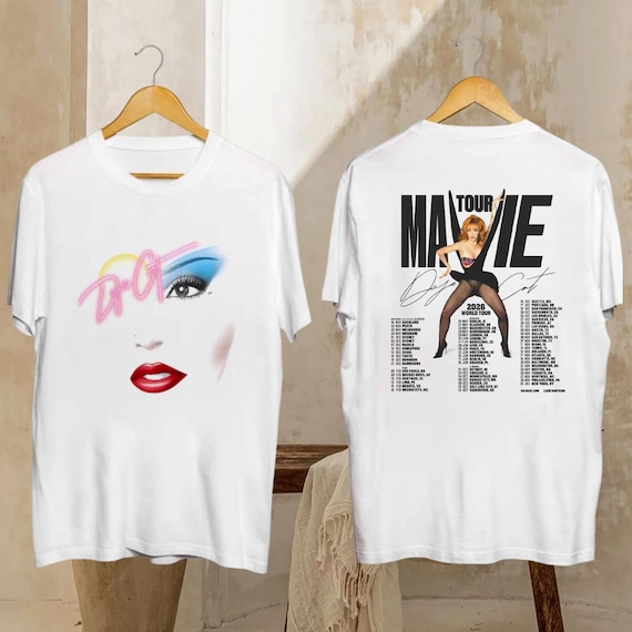 Doja Cat TOUR MA VIE Tシャツ　Lサイズ Doja Cat ツアー 2026 シャツ、Doja Cat Ma Vie ワールド ツアー 2026