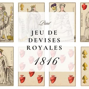 Complete set van 32 historische kaarten uit 1816 PDF PNG Authentieke reproductie om te printen en te knippen DIY, verzamelobjecten, digitale bestanden