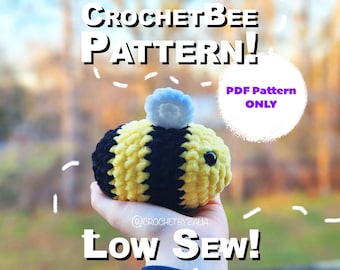 Patrón de crochet Bailey la abeja / Juguete Amigurumi DIY (Patrón PDF)