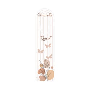 Elegancka zakładka do książki w stylu boho, motywujące akcenty Breathe Read, prezent dla miłośników książek, akcesoria do czytania, przytulny wystrój domu, wyjątkowe [...]