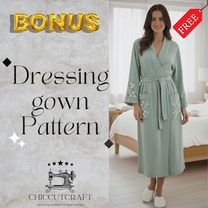 Wide Leg Lounge Trousers Sewing Pattern: Elastic Drawstring Waist (XS–3XL) – PDF