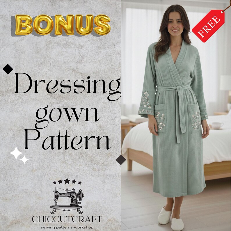 Wide Leg Lounge Trousers Sewing Pattern: Elastic Drawstring Waist (XS–3XL) – PDF