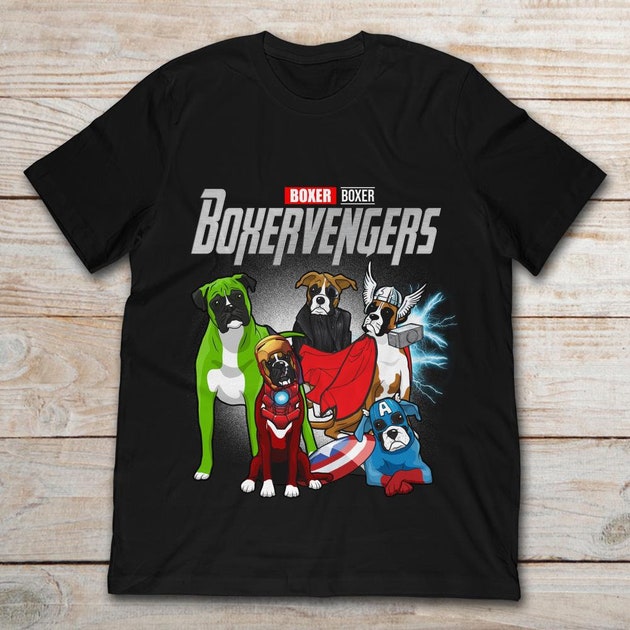 Boxer Avengers Shirt, Dog Avengers Shirt