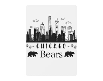 Baraja de cartas de póker de los Chicago Bears / Baraja de cartas de equipos de la NFL