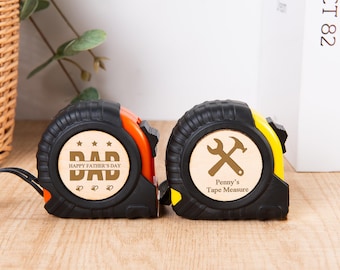 Personalized Engraved Tape Measure, Gift for Dad