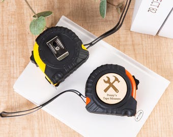 Personalized Tape Measure,Unique Boyfriend Gift,Engraved Tape Measure,Anniversary Gift, Gift for Dad,Gift for Him,Personalized Gift For Papa