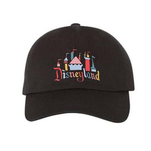 Geborduurde baseballpet met Disneyland-kasteel | Leuke Disney Park-hoed | Magic Kingdom-souvenircadeau, Disney-reishoedje