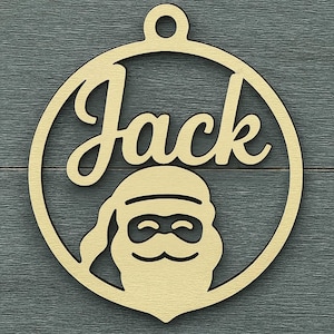 Personalized Christmas Ornaments, Custom Christmas tree Decor, Wood Xmas decor, Laser Cut Names, Christmas Bauble, Gift Tags, Your Logo