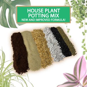 Premium All Purpose House Plant Potting Soil Mix – Well Draining Soil – Soil for Tropical Plants Monstera, Snake Plant, Spider Plant, Pothos
