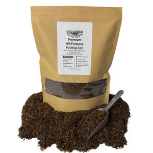 Premium All Purpose Potting Soil Mix – Well Draining Soil – Peat Free Soil for Monstera, Snake Plant, Spider Plant, Citrus and more!