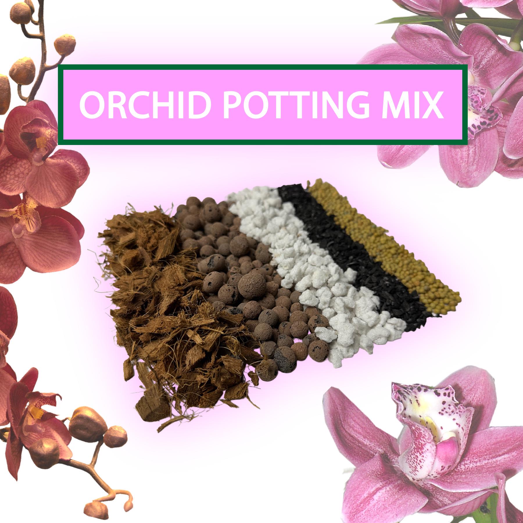Premium Orchid Potting Mix – Well-draining, Aerated Soil Mix for ...