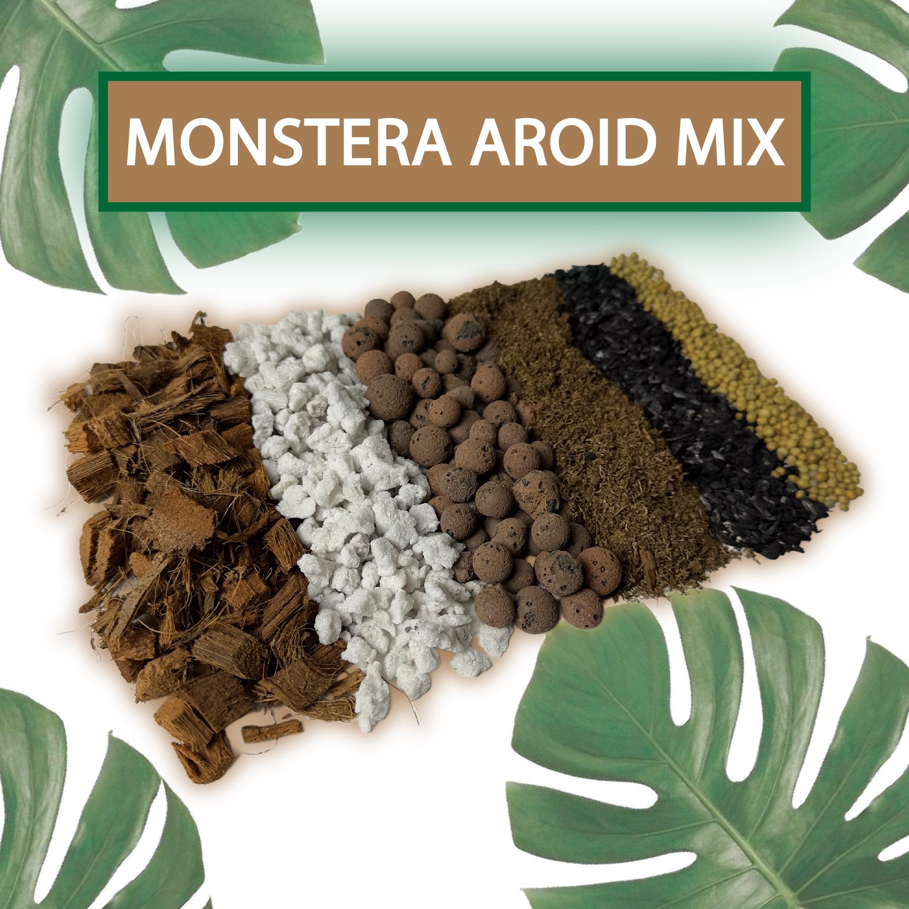 Monstera Aroid Soilless Mix – Chunky Well Draining Potting Mix for