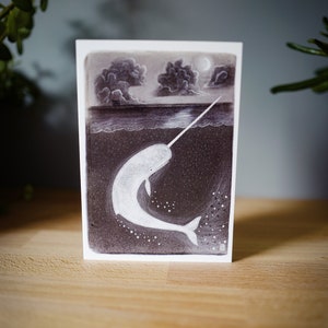 Narwal - Greetings Card