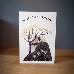 Trois ours - Carte de voeux illustrée