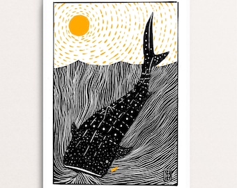 Whale Shark - Signed Print