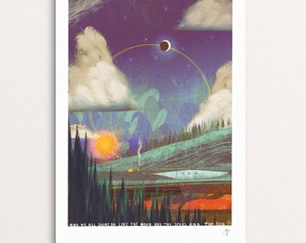We All Shine On - Signed print