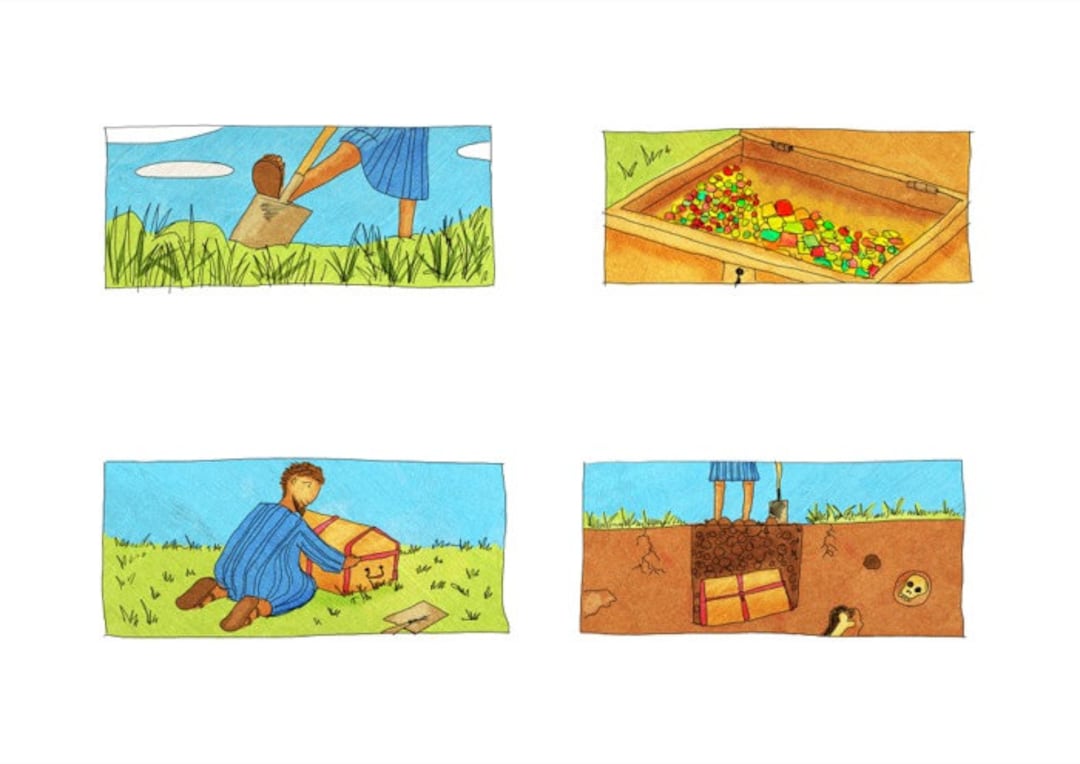 イエスの物語聖書 - 1500 ピクセル デジタル ファイル (ページ 252