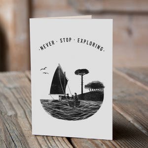 Wildcat Island - N'arrêtez jamais d'explorer - Carte de voeux