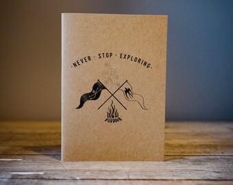Campfire Flags - A6 Notebook / Sketchbook / Journal