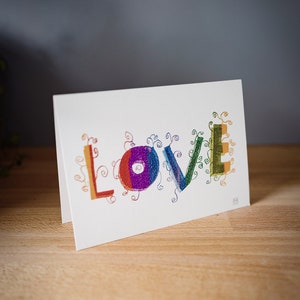 AMORE (carità) - Biglietto d'auguri