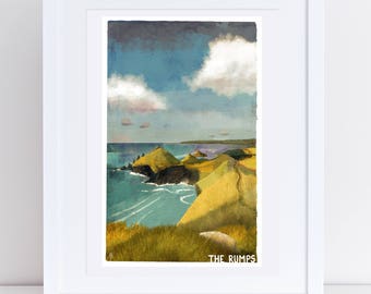 The Rumps - Signed Cornish Coasts Giclee Print