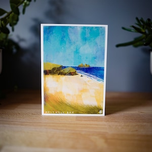 Cornish Coasts - Holywell Bay Grußkarte