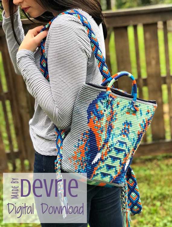 40 Elephant Crochet Patterns for Amigurumi, Plushies, Loveys, and Nursery Decor 13 Elephant Tapestry Crochet Backpack