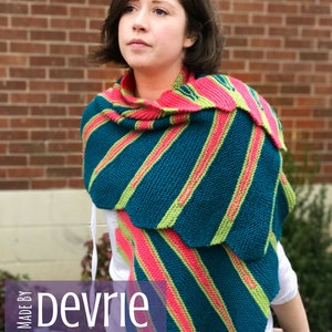 DIGITAL DOWNLOAD, Shawl Pattern, Knit shawl, Color work Shawl, Cowl Pattern, Knit Cowl, Wedge Shawl, Flare Shawl, Knitting Pattern