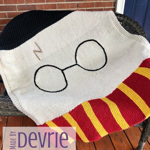 DIGITAL DOWNLOAD, Wizard Blanket, Knit Blanket, Chunky knit Blanket Pattern, Chunky Blanket, Blanket Pattern, Knitting Pattern