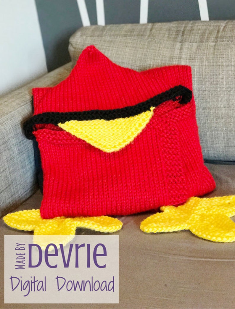 DIGITAL DOWNLOAD Bird Blanket Angry Bird Blanket Cardinal Etsy