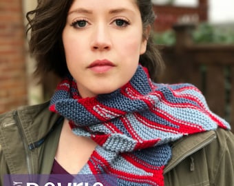 DIGITAL DOWNLOAD, Knit scarf Pattern, Scarf, Cowl, Knit Cowl Pattern, Infinity scarf, Infinity scarf pattern