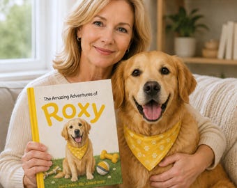 Custom Pet Book for Dogs & Cats, Personalized Pet Storybook, Unique Pet Lover Gift, Custom Pet Portrait Book, Memorial Pet Gift
