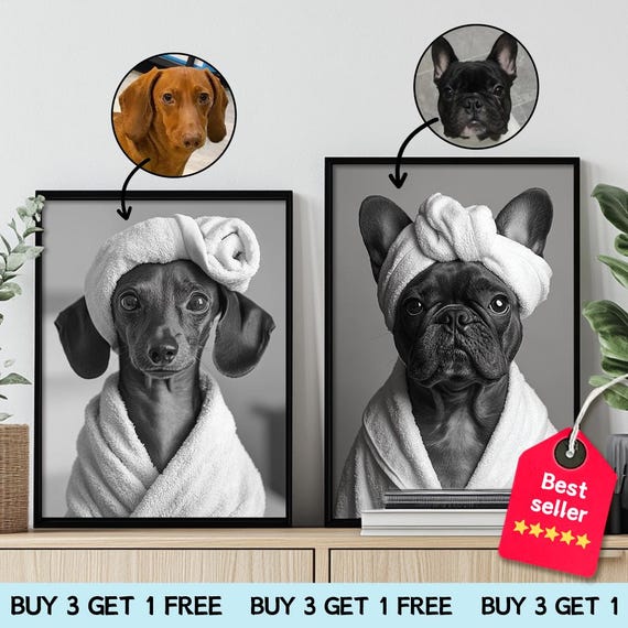 Dog Bathroom Wall Art: Charming Designs to Brighten Your Space
